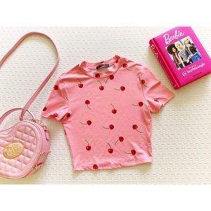 Cherry Crop Top